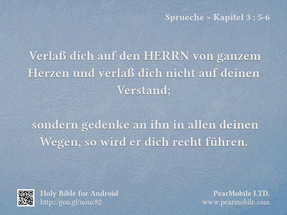 Sprueche, Kapitel 3:5-6
